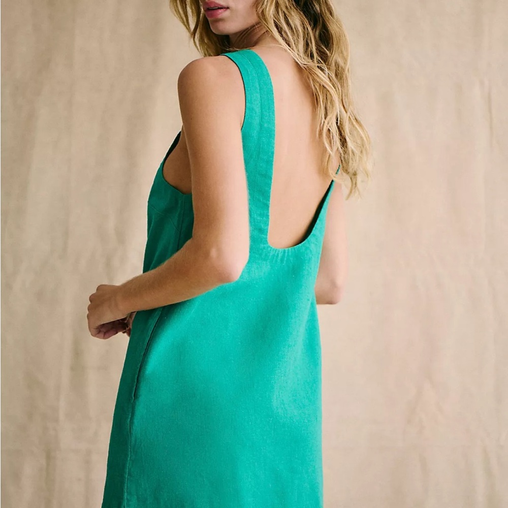 NWT- Free People Vibrant Green Dress Size M Gorgeous!!